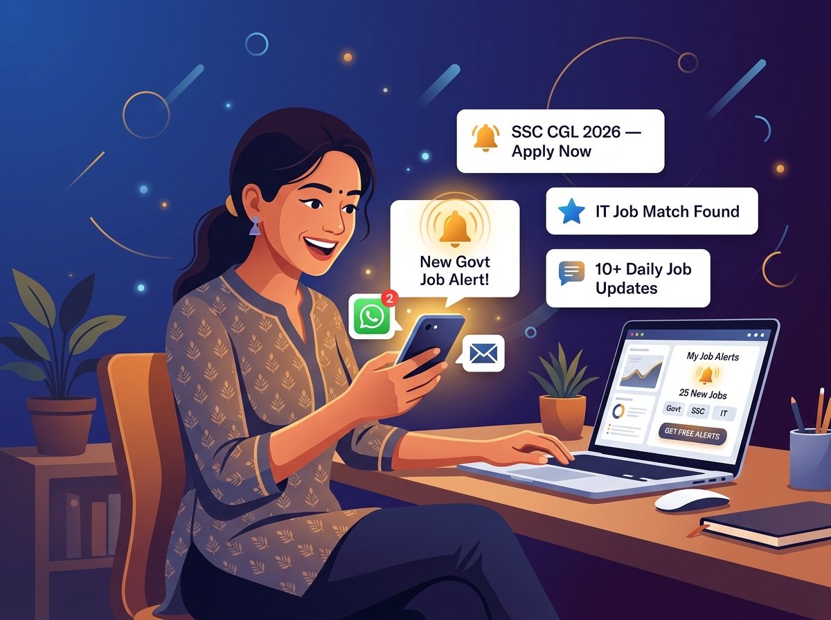Real-time Job Alerts on WhatsApp and Email